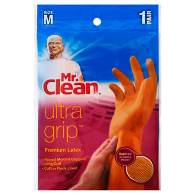 Mr. Clean Bliss Premium Latex-Free Gloves - 2 Pack,Medium