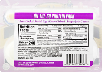 Dutch Farms Hard Boiled Egg, Genoa & Pepperjack Cheese - 3.35 OZ - Image 5