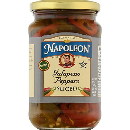 Napoleon Jalapenos Tricolor Sliced - 12 Oz - Image 2