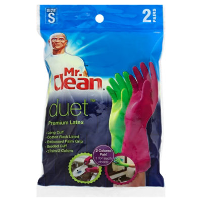 Mr Clean Duet Reusable Latex Small - 2 CT - Image 1