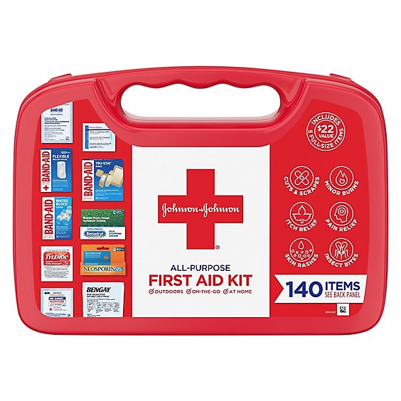 Johnson & Johnson All Purpose First Aid Kit - Each