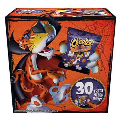 CHEETOS Asteroids Cheese Flavored Snacks Cheddar Flavored 1/2 Oz 30 Count - 30 CT
