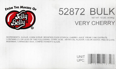 Jelly Belly Cherry Jelly Beans - 10 LB - Image 2