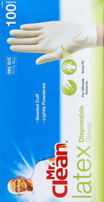 Mr. Clean Latex Disposable Gloves - 100 CT - Image 3