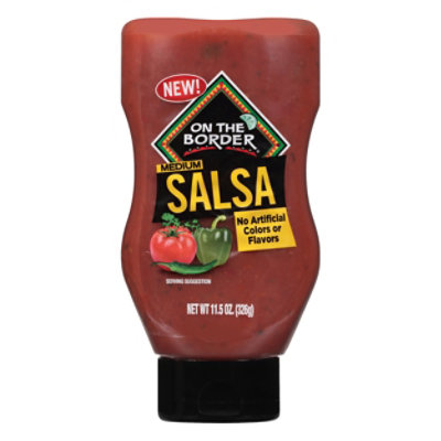 On The Border Salsa Bottle Mediume Btl - 11.5 OZ - Image 3