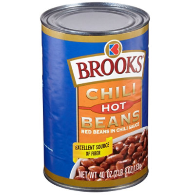 Brooks Chili Beans Hot Flavor Canned Red Beans In Chili Sauce - 40 Oz - Image 2