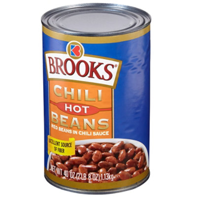 Brooks Chili Beans Hot Flavor Canned Red Beans In Chili Sauce - 40 Oz - Image 3