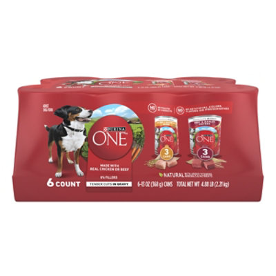 Purina ONE Smartblend Chicken And Brown Rice Wet Dog Food - 6-13 Oz - Image 1