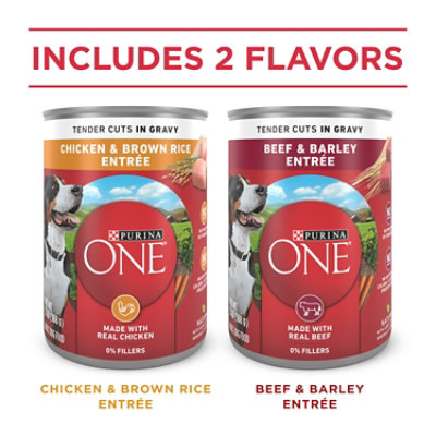 Purina ONE Smartblend Chicken And Brown Rice Wet Dog Food - 6-13 Oz - Image 4