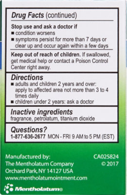 Mentholatum Ointment - 1 OZ - Image 5