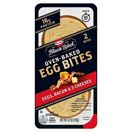 Hormel Black Label Egg Bites Bacon - 4.2 FZ - Image 1