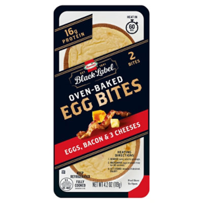 Hormel Black Label Egg Bites Bacon - 4.2 FZ