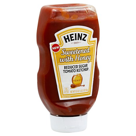 Heinz Tomato Ketchup Ketchup Sweetened With Honey - 19.5 OZ