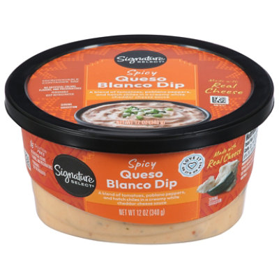 Signature Select/Cafe Dip Spicy Queso Blanco - 12 OZ - Image 3