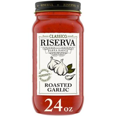 Classico Riserva Roasted Garlic Pasta Sauce Jar - 24 Oz