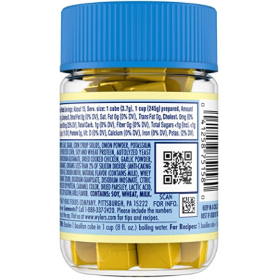 Wyler's Instant Bouillon Chicken Flavored Cubes with Reduced Sodium - 2 Oz - Image 2