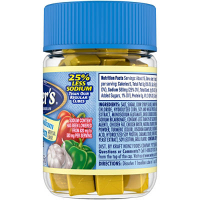 Wyler's Instant Bouillon Chicken Flavored Cubes with Reduced Sodium - 2 Oz - Image 5