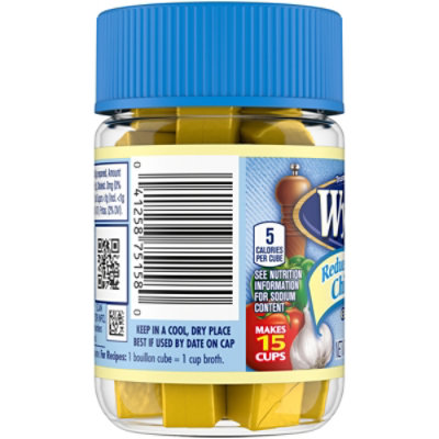 Wyler's Instant Bouillon Chicken Flavored Cubes with Reduced Sodium - 2 Oz - Image 6