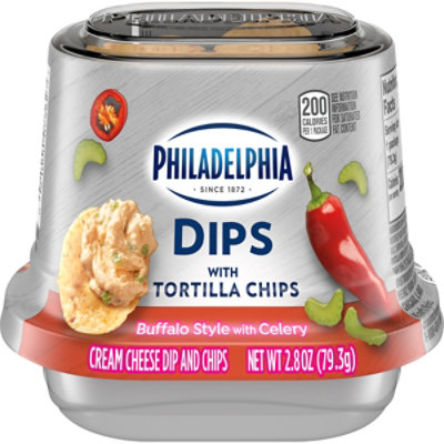 Philadelphia Dips With Tortilla Chips Buffalo Style - 2.8 OZ - Image 3