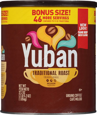 Yuban Traditional Roast Medium Roast Ground Coffee Bonus Size - 37.2 Oz - Image 5