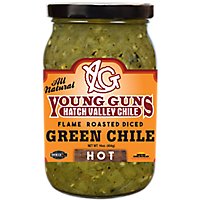 Young Guns Hv Hot Flame Rst Grn Chile - 16 OZ - Image 1