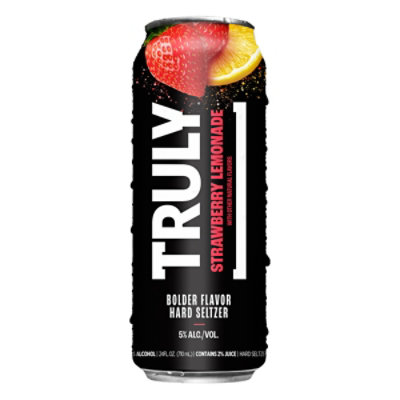 Truly Hard Seltzer Strawberry Lemonade In Can - 24 Fl. Oz. - Image 2