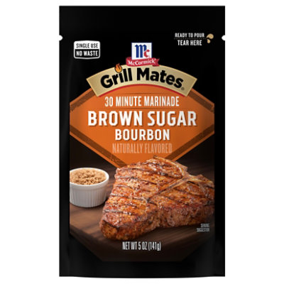 McCormick Grill Mates Brown Sugar Bourbon Single Use Marinade - 5 Oz - Image 1