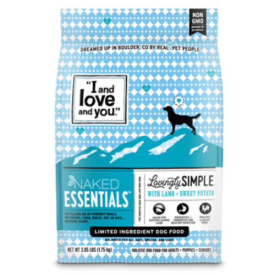 I And Love And You Lamb Dog Kibble - 3.85 LB