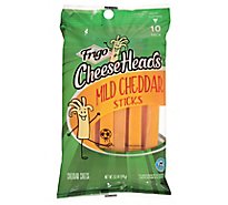 Frigo Cheese Heads Cheese Stick Mild Cheddar 10 Count - 8.33 Oz