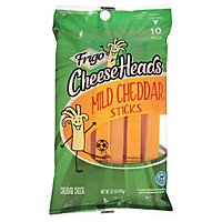 Frigo Cheese Heads Cheese Stick Mild Cheddar 10 Count - 8.33 Oz - Image 1