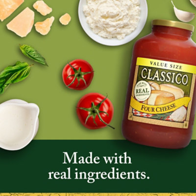 Classico Four Cheese Pasta Sauce Value Size Jar - 44 Oz - Image 2