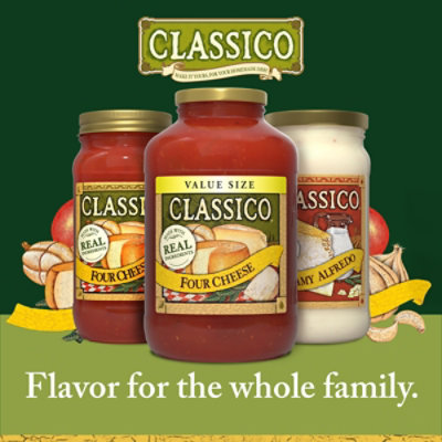 Classico Four Cheese Pasta Sauce Value Size Jar - 44 Oz - Image 7