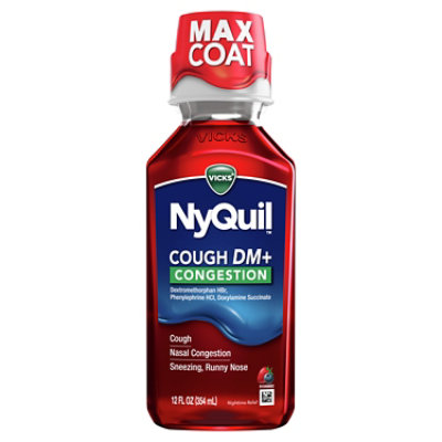 Vicks Nyquil Cough & Congestion Berry - 12 FZ - Image 8