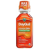 Vicks Dayquil Cough & Congestion Citrus - 12 FZ - Image 3