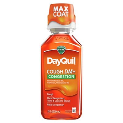 Vicks Dayquil Cough & Congestion Citrus - 12 FZ - Image 8