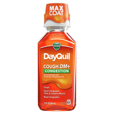 Vicks Dayquil Cough & Congestion Citrus - 12 FZ - Image 1