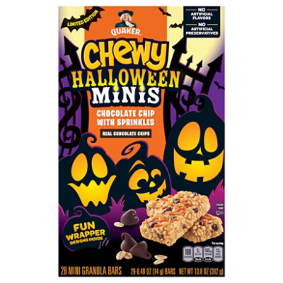 Quaker Chewy Fright Night Chocolate Chip Granola Bars - 28-.49 OZ - Image 3