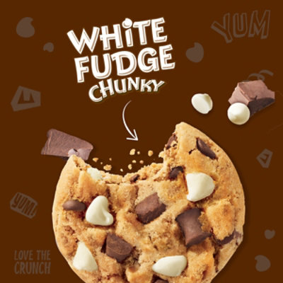 CHIPS AHOY! Chunky White Fudge Chocolate Chunk Cookies Family Size - 18 Oz - Image 3