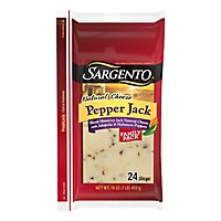 Sargento Cheese Natural Sliced Pepper Jack 24 Count - 16 Oz - Image 2