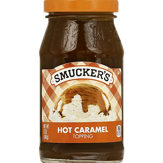 Smuckers Hot Caramel Dessert Topping - 12 OZ