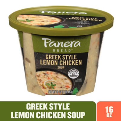 Panera Bread Gluten Free Greek Style Chicken Soup - 16 Oz - Image 1