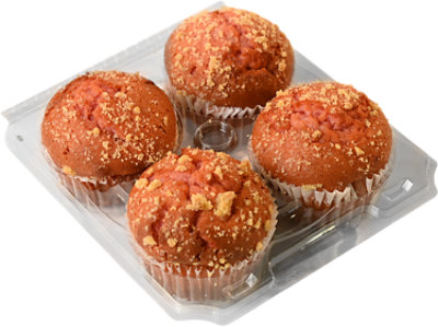Strawberry Muffins - 4 Count - Image 1