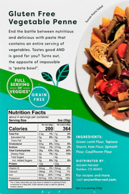 Ancient Harvest Pasta Penne Veggie - 8 OZ - Image 6