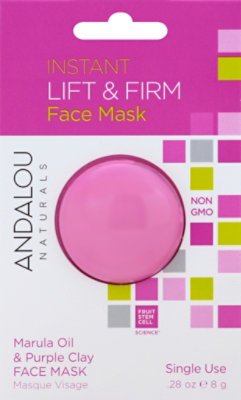 Andalou Naturals Clay Mask Instant Lift And Firm - .28 OZZ - Image 2