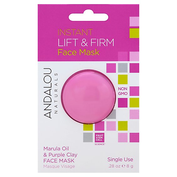 Andalou Naturals Clay Mask Instant Lift And Firm - .28 OZZ