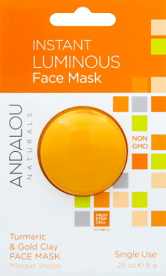 Andalou Naturals Clay Mask Luminous - .28 OZ - Image 2