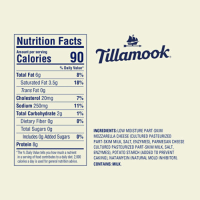 Tillamook Farmstyle Thick Cut Italian Cheese Blend Shredded Cheese - 8 Oz - Image 7