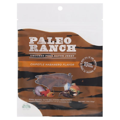 Paleo Ranch Bacon Jerky Chptle Habnro OZ tomthumb