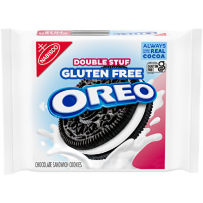 OREO Gluten Free Double Stuff Chocolate Sandwich Cookies - 14.03 Oz - Image 1