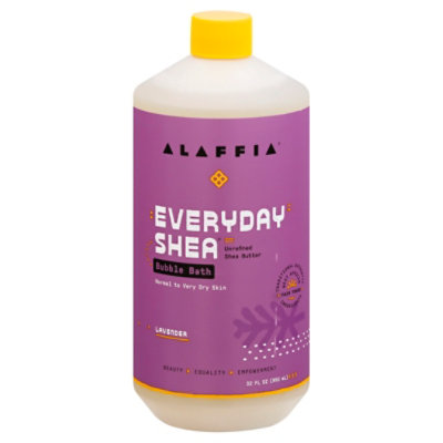 Alaffia Bath Bubble Shea Lavender - 32 FZ - Image 3